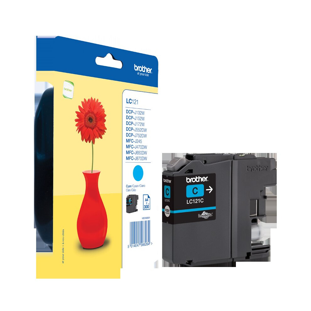 Brother Lc-121C Cyan Ink Cartridge