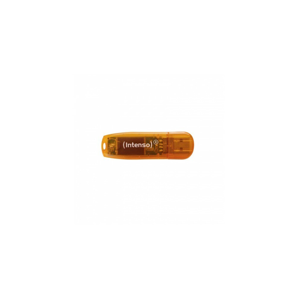 Intenso 64Gb Rainbow Usb2.0 64Gb Usb 2.0 Usb Type-A Connector Usb Flash Drive Orange 4034303015924