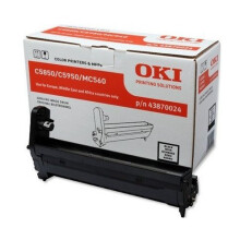 Rumpussetti - OKI - 43870024 - Yhteensopiva C5850/C5950 - Musta - Kapasiteetti 20.000 sivua