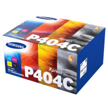 Paketti 4 värikasettia: syano, keltainen, magenta, musta Samsung CLT-P404C (SU365A) SL-C430W/SL-C480W/SL-C480FW -tulostimille.