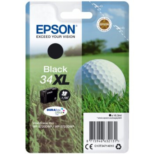 Epson EPSON 34XL Tintenpatrone - 16,3 ml - XL - Schwarz
