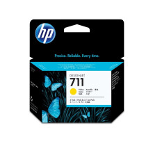 Cartucho de tinta HP 711 - Pack de 3 - Amarillo