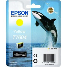 Cartucho de tinta EPSON T7604 Amarillo - Orca (C13T76044010)