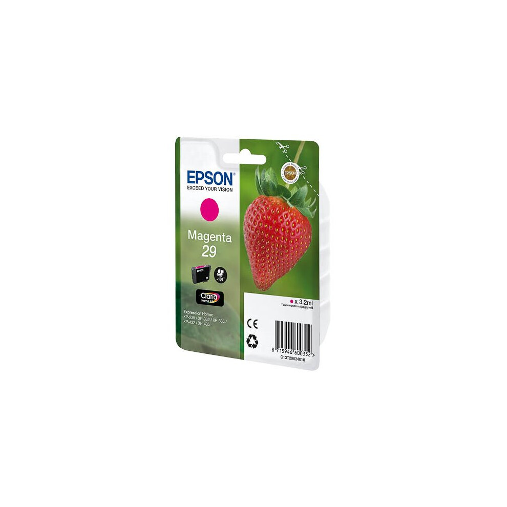 Original Epson 29 Magenta Ink Cartridge (C13T29834012) - Image 12