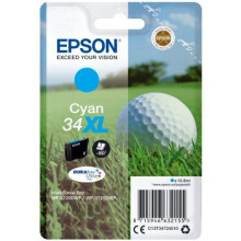 Epson Singlepack Cyan 34XL DURABrite Ultra Ink 10.8ml Cyan ink cartridge