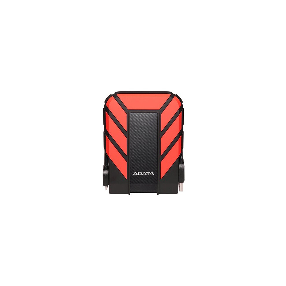 Adata HD710 Pro Hdd Esterno Portatile 2T, Unità Rugged, Resistente All'acqua, Polvere E Cadute, Per Mac, Pc Desktop, Workstation E Pc Portatili, Usb 3.2 Gen1, Rosso