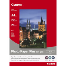 CANON Pack di 1 Carta fotografica inkjet semilucida 260g/m2 - SG-201 - A4 - 20 fogli