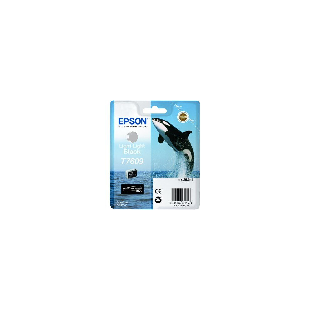 Epson T7609 Light Light Ink Cartridge Black