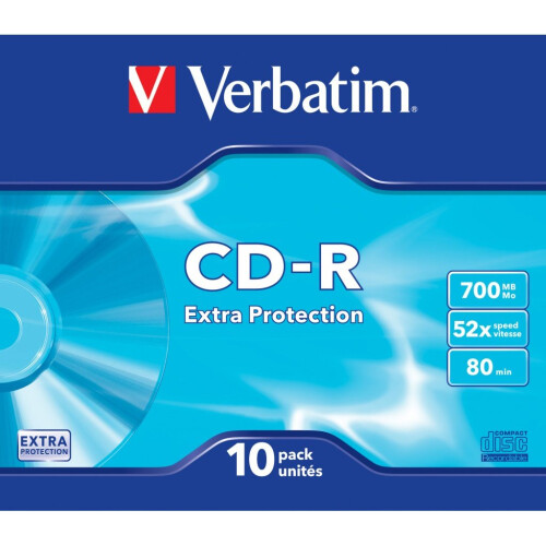 Verbatim Verbatim CD-R Extra Protection CD-R 700MB 10pc(s)
