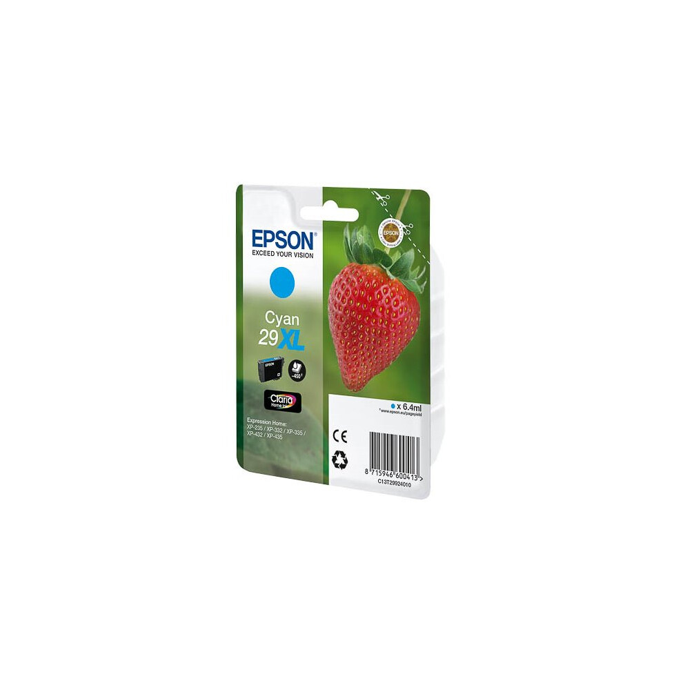 Epson 29XL C 6.4ml 450pages Cyan ink cartridge