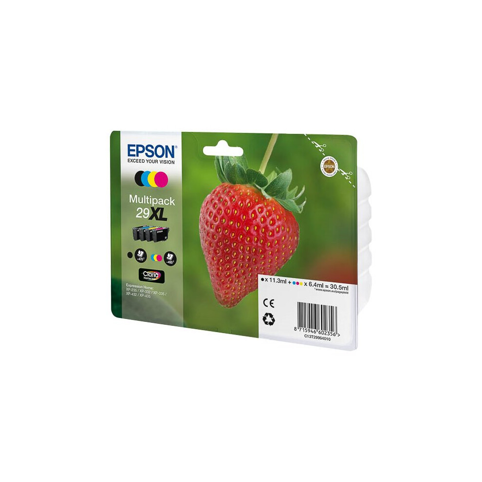 Original Epson 29XL High Capacity Ink Cartridge Multipack (C13T29964012) - Image 11
