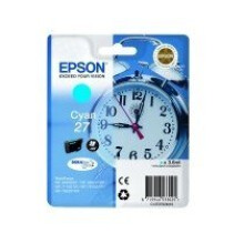 EPSON Tintenpatrone T2702 Cyan - Wecker (C13T27024012)