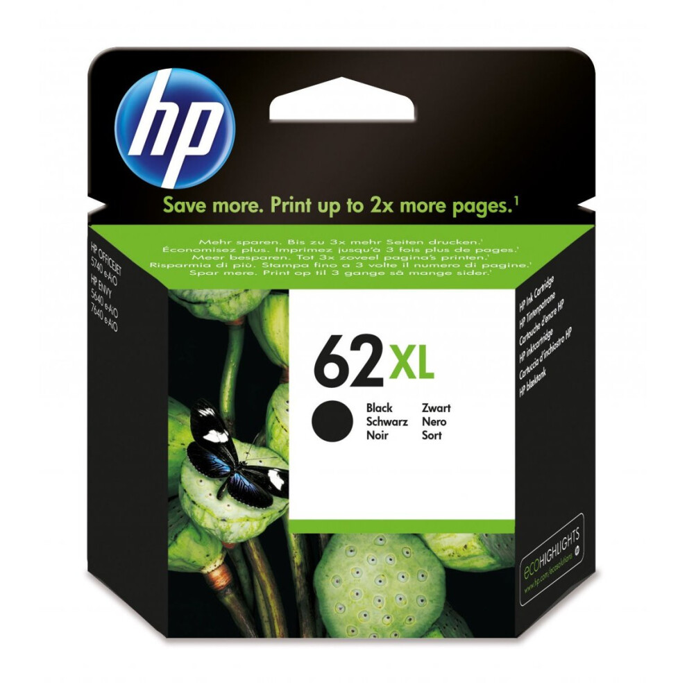 Hp 62XL High Yield Original Ink Cartridge Black
