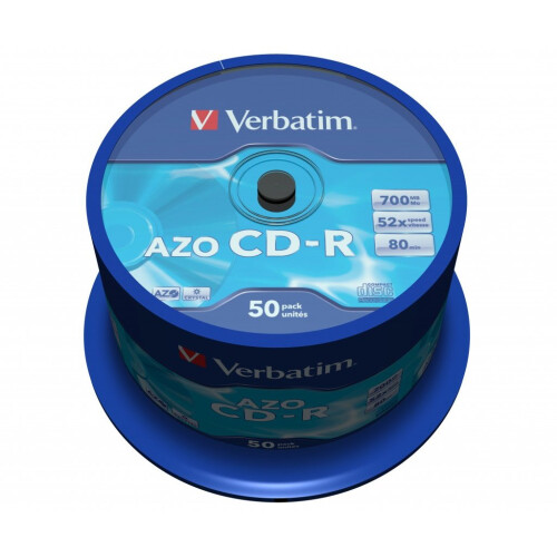 Verbatim CD-R VERBATIM - 80 min - 700 Mo - 50 supporti - 52x