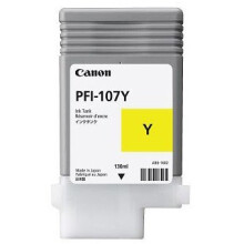 Tanque de tinta CANON Original PFI-107 Y - 130 ml - Amarelo