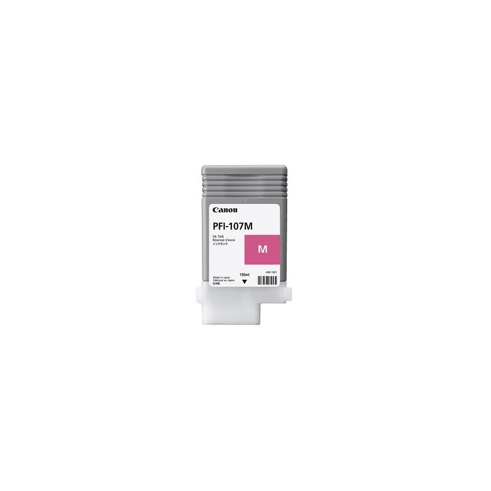 Canon Pfi-107M Magenta Ink Cartridge Pink