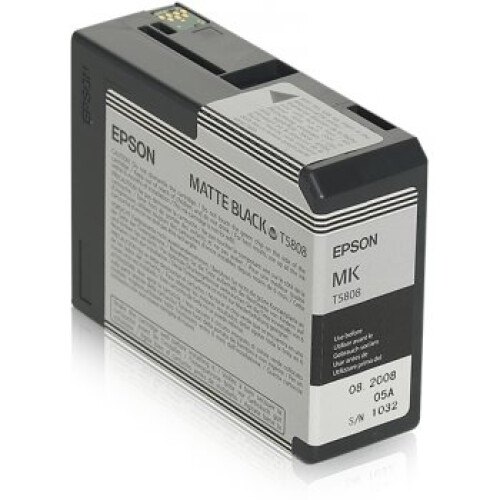 Epson EPSON Pack de 1 Cartouche T5808 - Noir mat - Standard 80ml