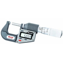 Starrett 3732MEXFL-25 Digital Micrometer Imperial/Metric Without Data Output 0-25 mm / 0.001 mm (0.00005 Inch) Graduation