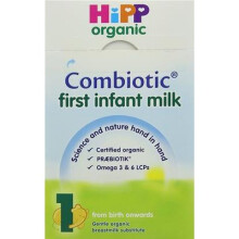 HiPP Organic Combiotic First Infant Milk 1 From Birth Onwards (Case of 4 x 800g boxes, total 8 sachets)