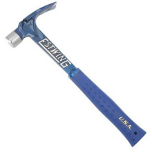 Estwing E6/15SR 15oz vinylgreb kort skaft Ultra Hammer, blå