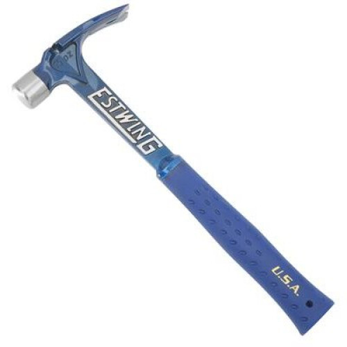 Estwing Estwing E6/15SR 15oz vinylgreb kort skaft Ultra Hammer, blå