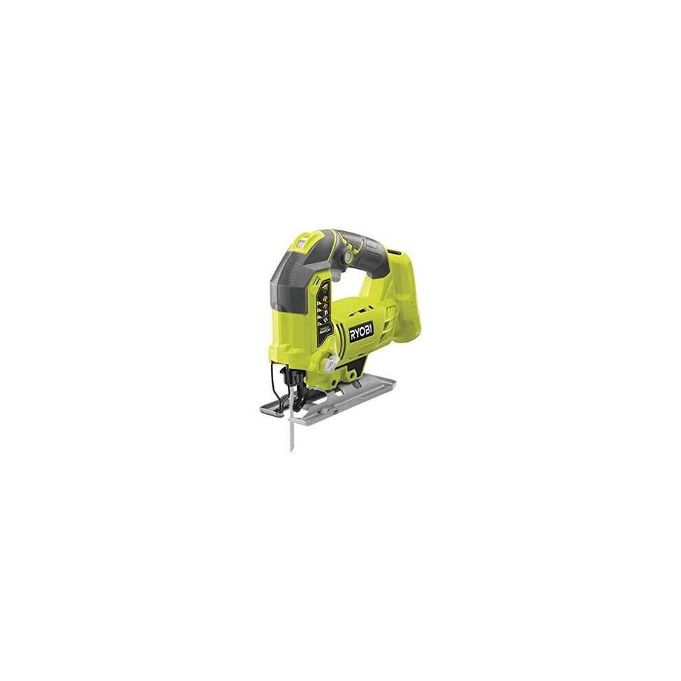 Ryobi R18JS-0 ONE+ Jigsaw with LED, 18 V (Body Only) - Green/Grey