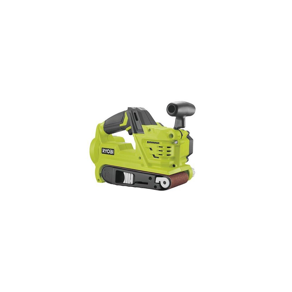 Ryobi R18BS-0 ONE+ 18V Cordless Belt Sander - Body Only, Fast Stock Removal, Adjustable Handle