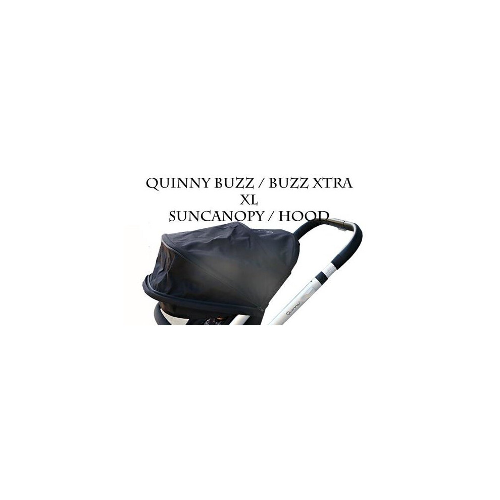 QUINNY BUZZ XL SUNCANOPY / HOOD BLACK NEW IN 100% GENUINE ITEM