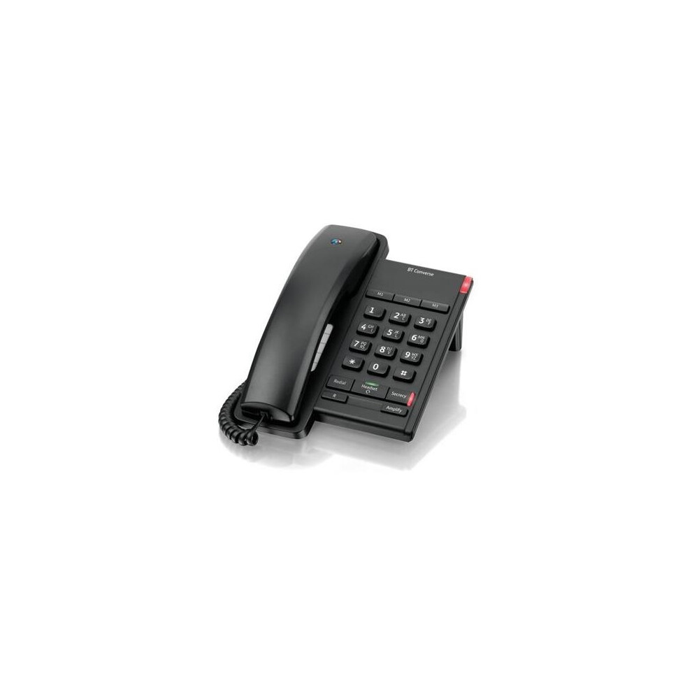 BT Converse 2100 Corded Telephone, Black