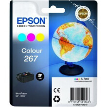 Cartouche imprimante - EPSON - 267 WF-100W C13T26704010 - 3 couleurs : cyan, magenda, jaune - Pack de 3 - 6,7ml