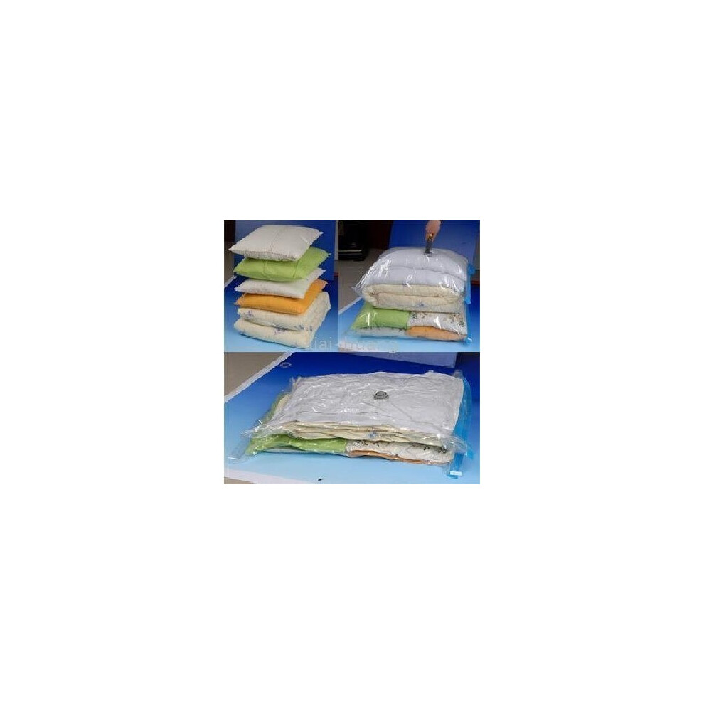 Medium Travel Vacuum Storage Bags for Clothes – 50x70cm - Pack of 6