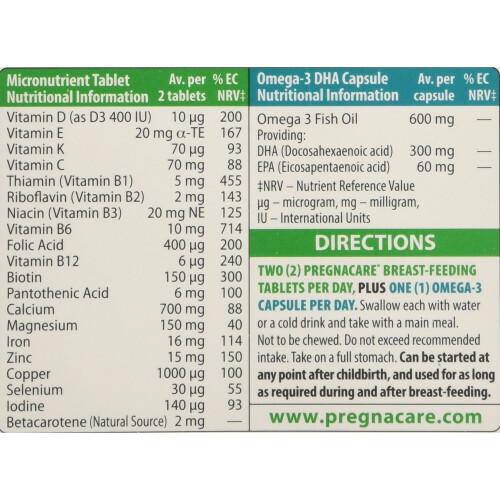 Pregnacare Vitabiotics Pregnacare Postnatal Breast-feeding - 84 Tablets/Capsules 1