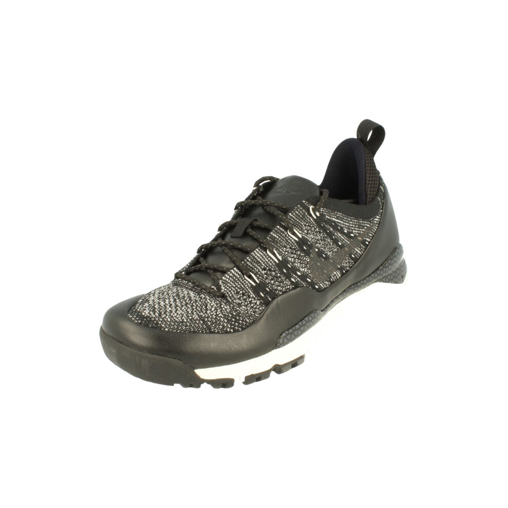 Nike (8) Lupinek Flyknit Low Mens Running Trainers 882685 Sneakers Shoes Black/Anthracite