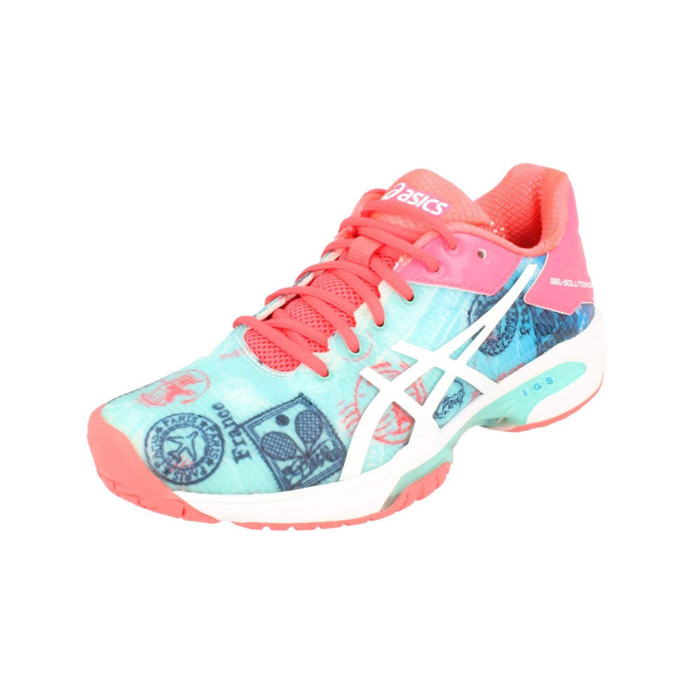 (3) Asics Gel-Solution Speed 3 L.E. Paris Womens Tennis Shoes E761N Sneakers Trainers