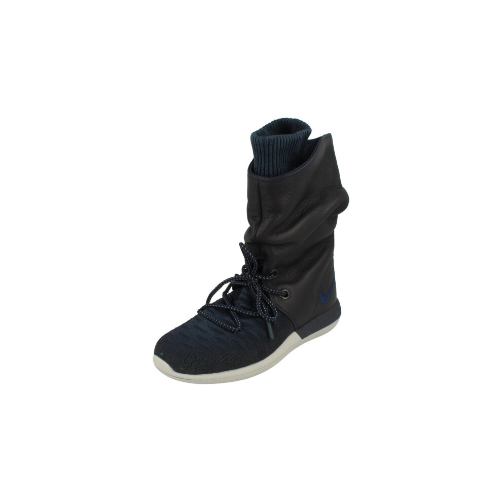 Nike (3.5) Womens Roshe Two Hi Flyknit Trainers 861708 Sneakers Boots