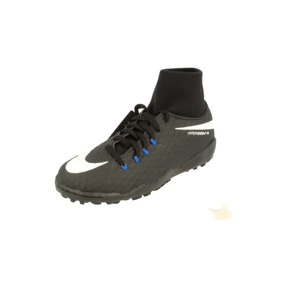 Nike (4) Junior Hypervonomx Phelon 3 Df Tf Football Boots 917775 Soccer Cleats