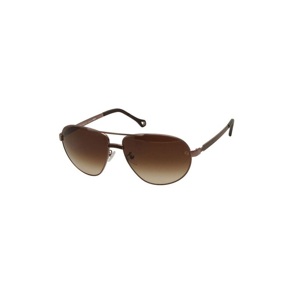 Ermenegildo Zegna Sunglasses SZ3293 0K01 Shiny Brown