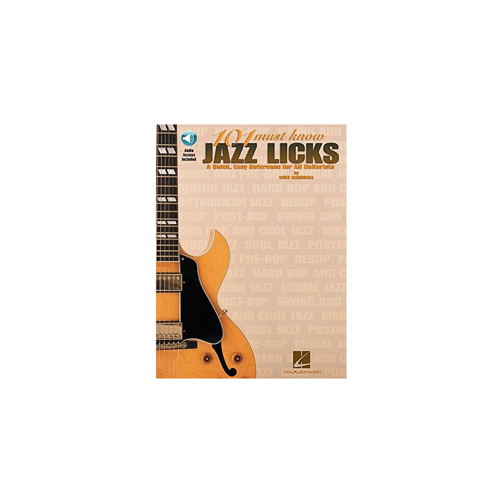 101 Must Know Jazz Licks Tab Book
