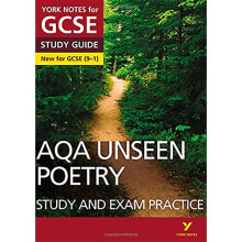 AQA English Literature Unseen Poetry Study and Exam Practice: York Notes for GCSE (9-1)