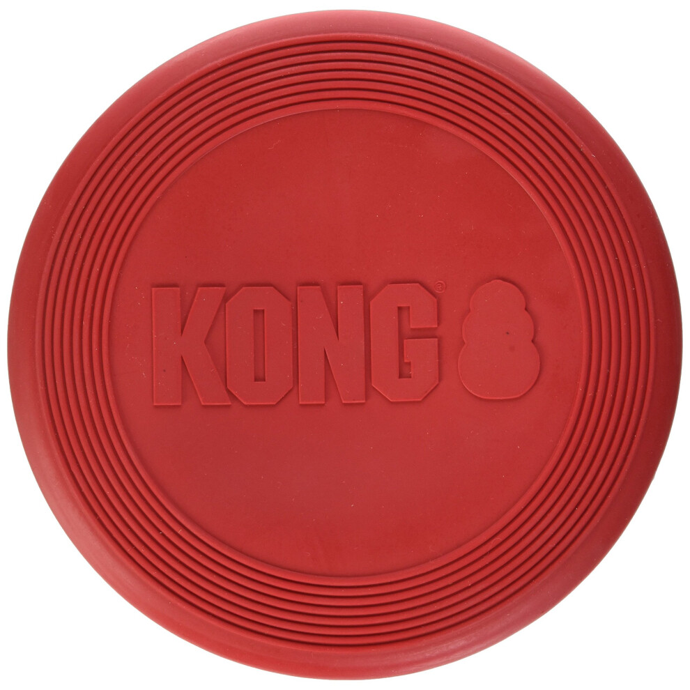 Kong Flyer Dog Toy - Small, Red