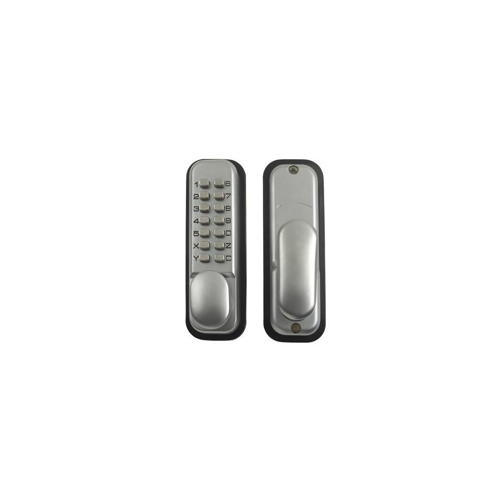 Yale Locks PDL02SC Push Button Door Lock - Chrome Finish