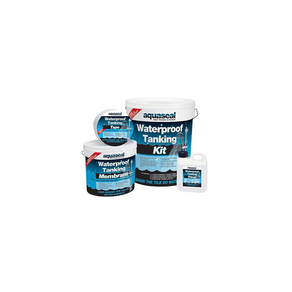 Everbuild EVBAQSKIT75 7.5 m Aqua Seal Wet Room System Kit