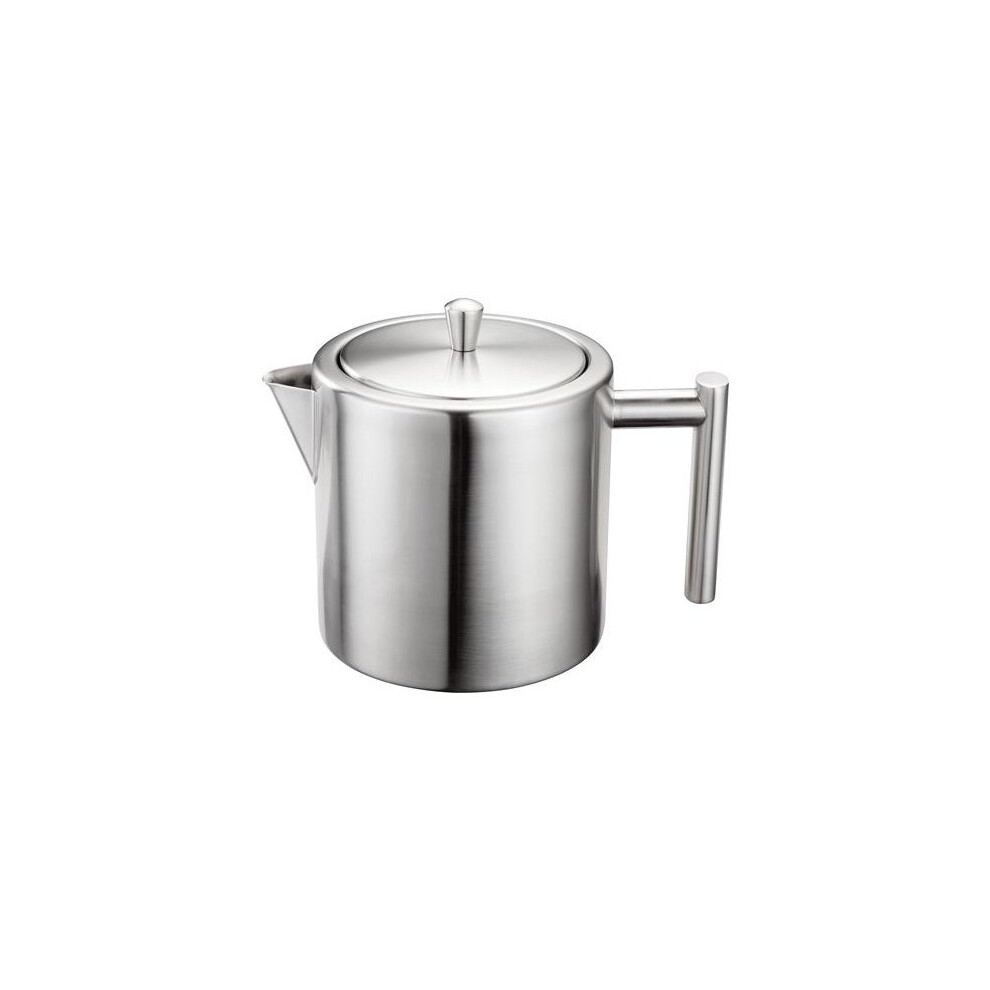 Stellar Oslo 5-Cup Teapot, Silver, 1 Litre