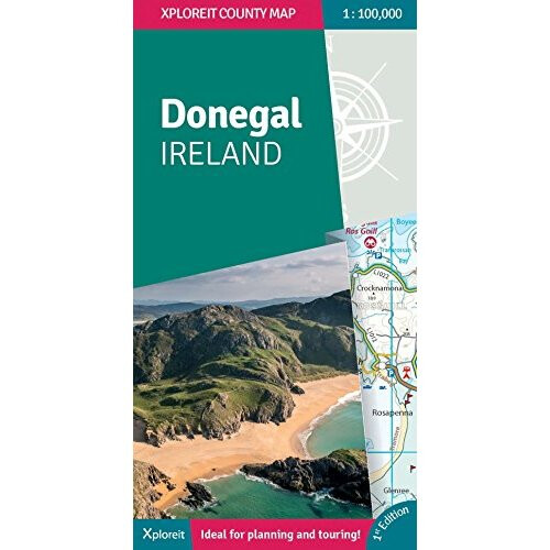 Donegal Ireland 2018: Xploreit County Map (Xploreit County Series)