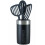 Premier Housewares Black Liberty Utensil Holder | Round Utensil Caddy 2