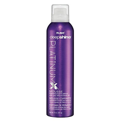 RUSK Deepshine PlatinumX Mousse 256 gram
