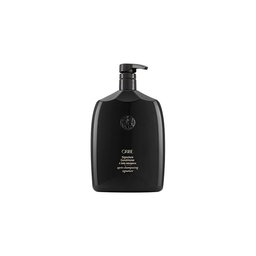 Oribe Signature Conditioner - Retail Liter 33.8 Fl Oz Hydrating Daily Moisturizer For Lustrous Shine & Easy Detangling