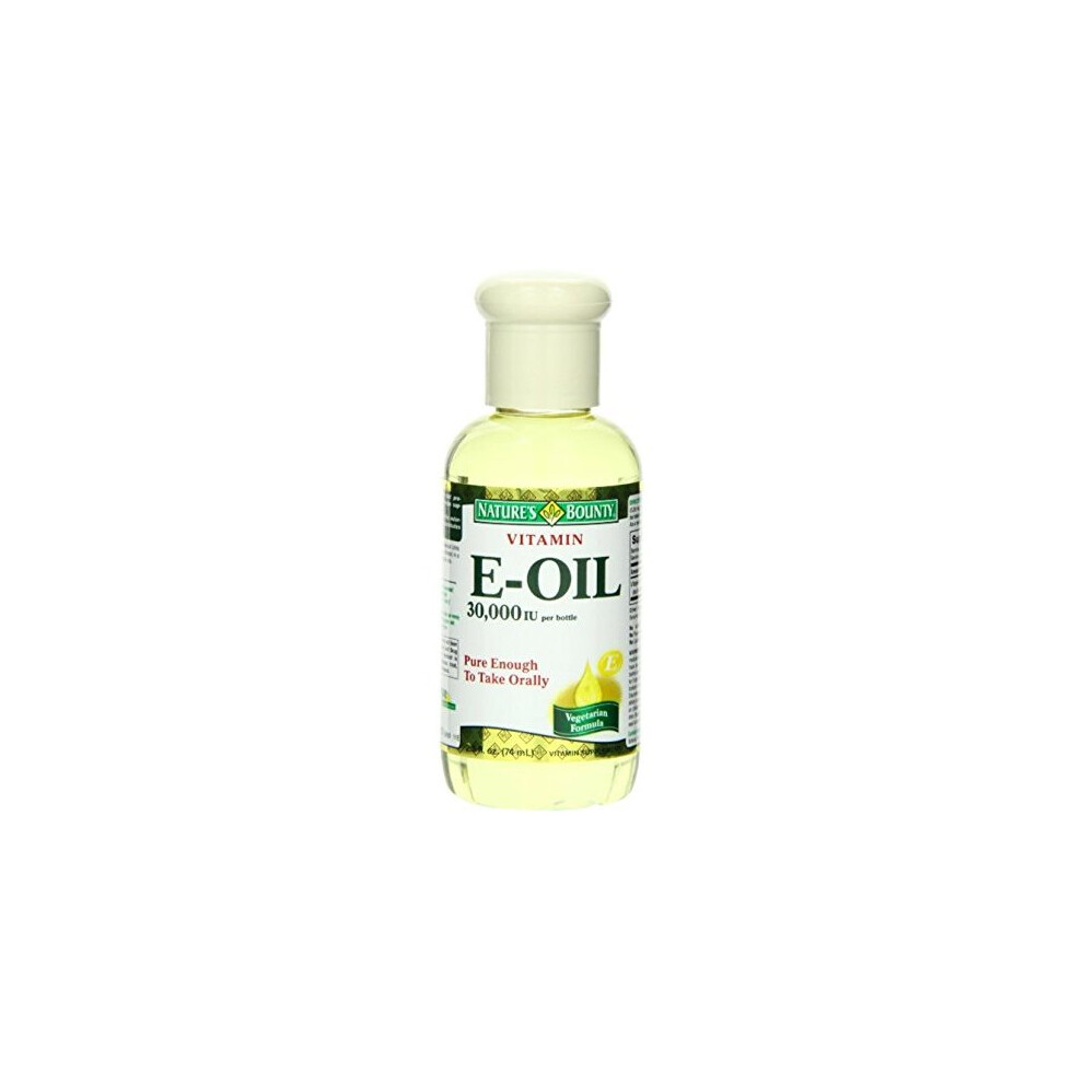 Nature's Bounty, Vitamin E-Oil, 13,500 Mg (30,000 IU), 2.5 Fl Oz (75 ml)