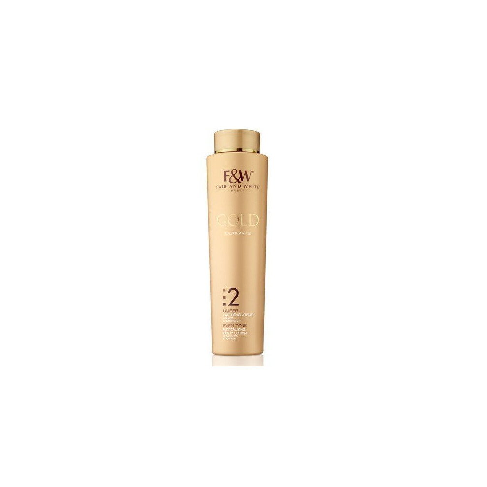 Ultimate Fair & Revitalizing Body Lotion - Brightening, Hydrating For Even Skin Tone (176 Oz / 500 Ml) White/Gold