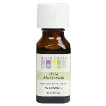 Aura Cacia Essential Oil Warming Wild Marjoram 05 fluid ounce